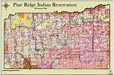 Pine Ridge Reservation Map