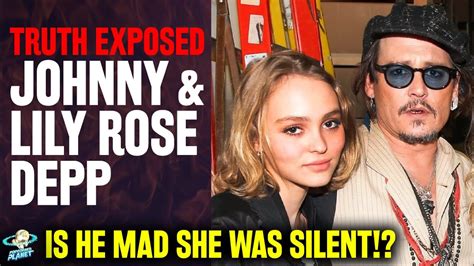 gross media trying to turn johnny depp against daughter lily rose for being silent during trial