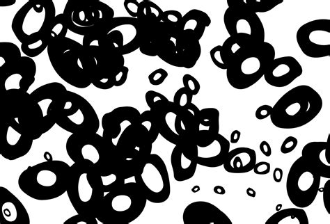 Black And White Vector Layout With Circle Shapes 17531414 Vector Art