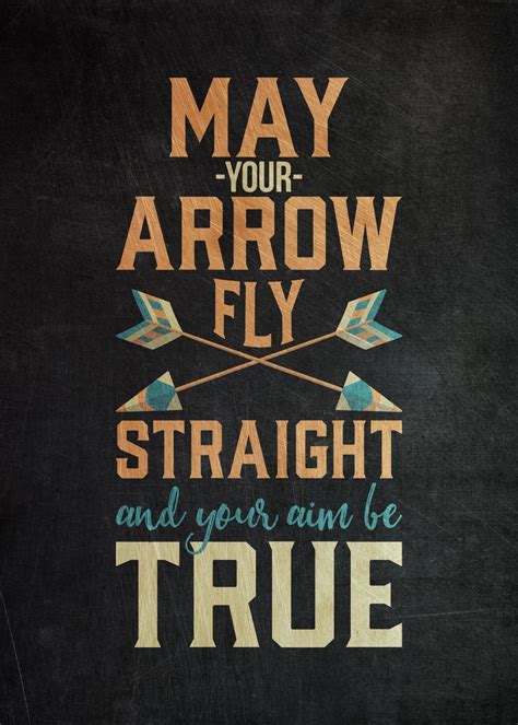 Archery Quote Poster By Posterworld Displate