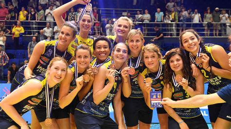 volleyball team poses naked with trophy to celebrate championship imoco volley conegliano