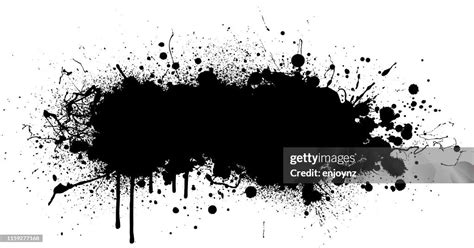 Black Paint Splash Background High Res Vector Graphic Getty Images