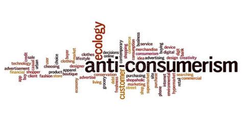 Anti Consumerism Assignment Point