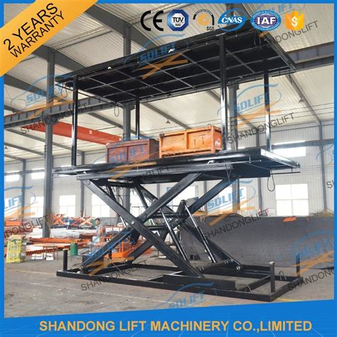 3m Double Layers Hydraulic Lift Double Parking Car Lift China Parking