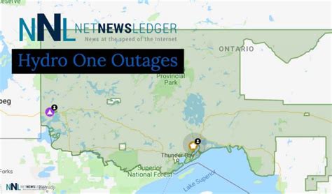 Netnewsledger Hydro One Reports Two Outages In Northern Ontario