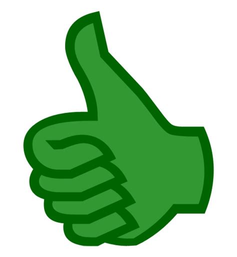 Fullsize Of Green Thumbs Up Thumbs Up Green Clip Art Library