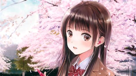 3840x2160 Anime Cute School Girl 4k Hd 4k Wallpapersimages