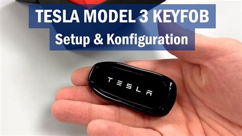 Tesla Model 3 Key Fob Mit Passive Entry Einrichten And Verbinden Youtube