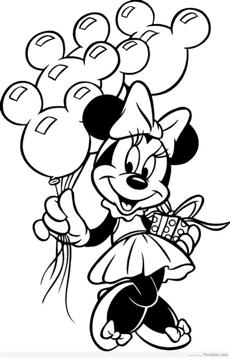 Minnie Mouse Printable Coloring Pages Coloring Print