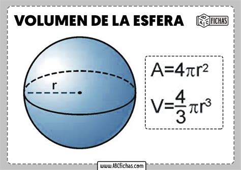 Como Sacar La Formula Para Calcular El Volumen De Una Esfera