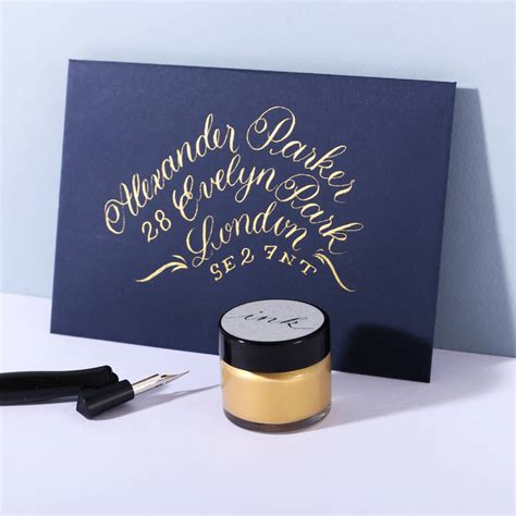 Gold Calligraphy Ink By À Laise
