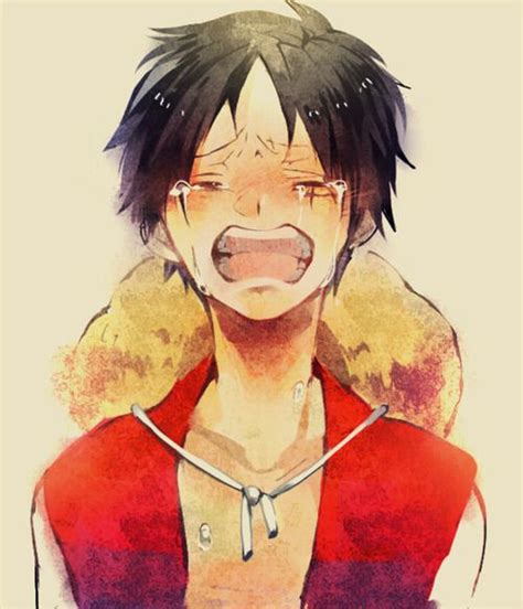 One Piece Luffy Crying Luffy Sad Wallpaper