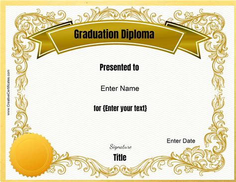 Certificate Of Graduation Template My Xxx Hot Girl
