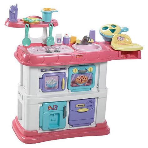 Same day delivery 7 days a week £3.95, or fast store collection. Fisher-Price Grow with Me Cook and Care Kitchen - Pink ...