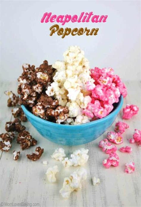 Neapolitan Popcorn Mom Loves Baking