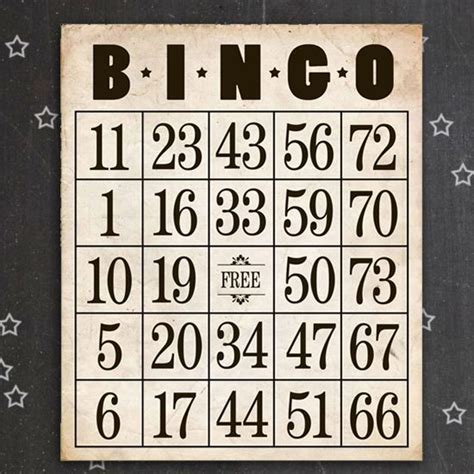 Free Printable Bingo Cards Vintage Inspired Aspen And Printable
