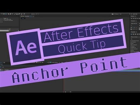 Also it usually conflicts with other things like rotations that require the anchor point to stay at the center. Poradnik After Effects - Jak ustawić anchor point ...
