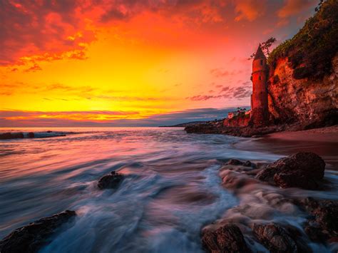 Victoria Beach Castle Laguna Beach California Sunset Ocean Flickr