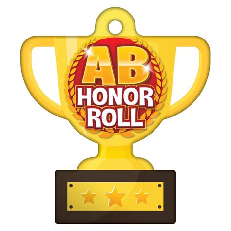 Ab Honor Roll Trophy Brag Tag