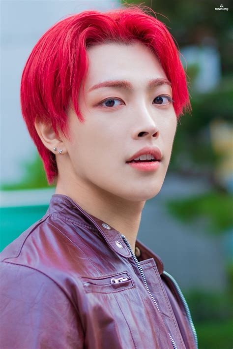 Minihong On Twitter Kim Hongjoong Red Hair Cherry Red Hair
