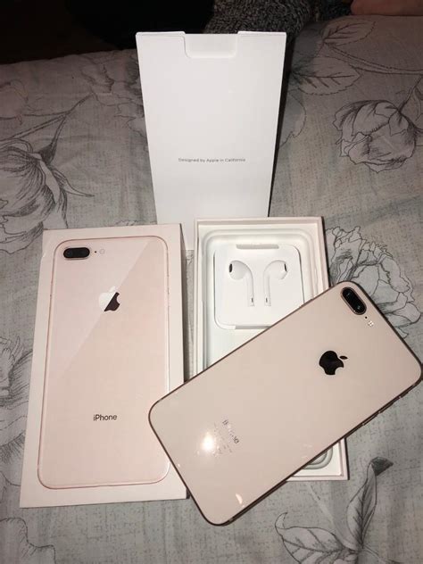 Iphone 8 Plus Rose Gold 64gb Mint Condition 7 Weeks Old Unlocked In
