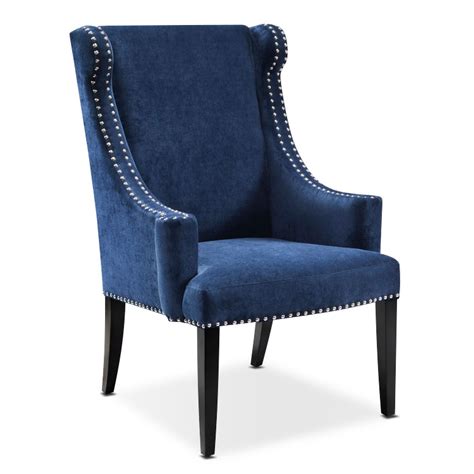 If you need chairs to place around. Delshire Accent Chair - Blue | Value City Furniture