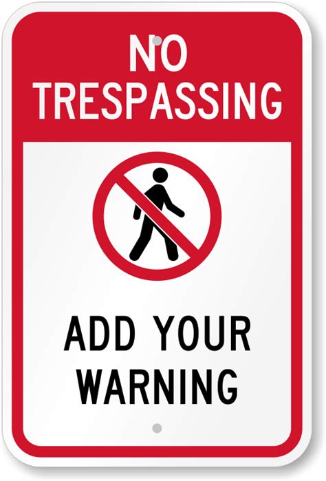 Easy To Make Custom No Trespassing Signs