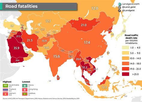 Which Countries In Asia Have The Most Dangerous Maps On The Web