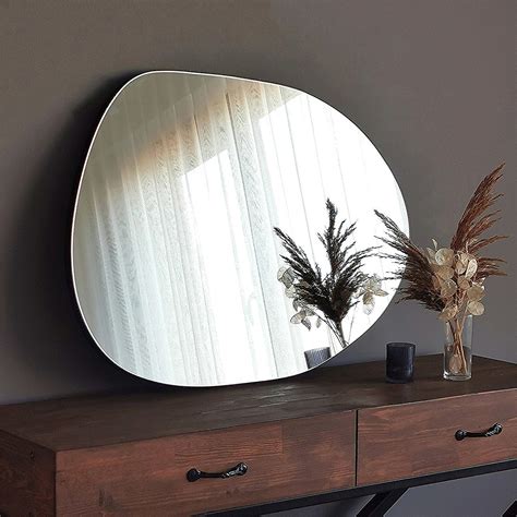 Asymmetrical Mirror Home Decorirregular Mirroraesthetic Wall Etsy