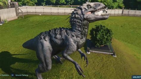 Jurassic World Evolution Indominus Rex Alpine Skin Gameplay Ps4 Hd 1080p60fps Youtube