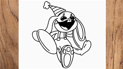 How To Draw Bunzo Bunny Fnf Friday Night Funkin Poppy Playtime Youtube