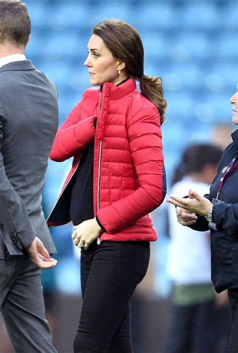 Pregnant Kate Middleton Shows Hint Of Baby Bump On The Soccer Field