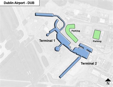 Dublin Airport Map Dub Terminal Guide