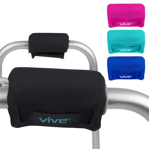 Walker Padded Hand Grip Covers By Vive Soft Cushion Padding Medical