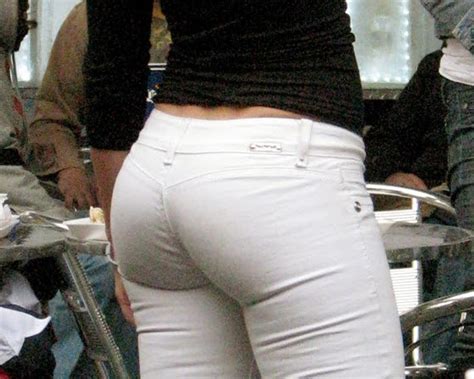 Amazing Perfect Ass In White Pants Divine Butts Milf