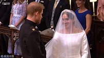 哈里王子与梅根婚礼现场：新娘美翻了_娱乐_环球网