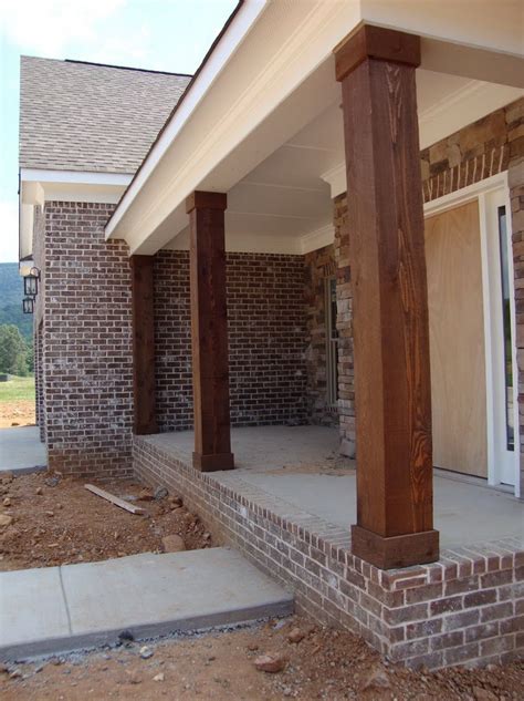 Traditional cedar porch post by mr. Cedar Beams, Porches Beams, Cedar Front Porches, Porches ...