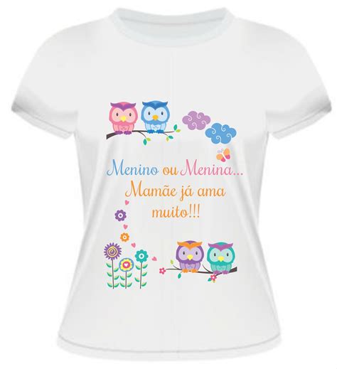 Camiseta Chá De Bebê Revelação Elo7 Produtos Especiais