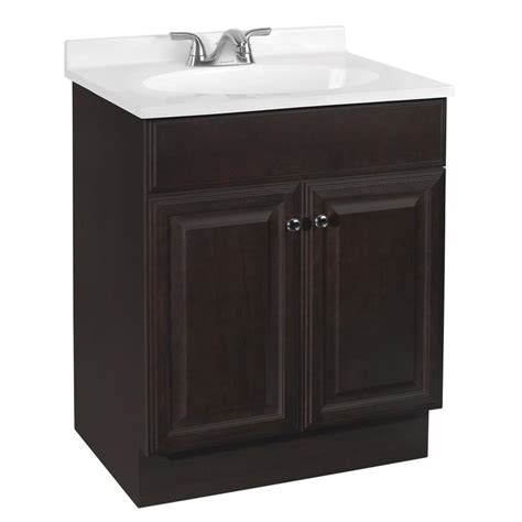 There are seemingly endless choices available for bathroom sinks and vanity cabinets. Shop Project Source Java Integral Single Sink Bathroom ...