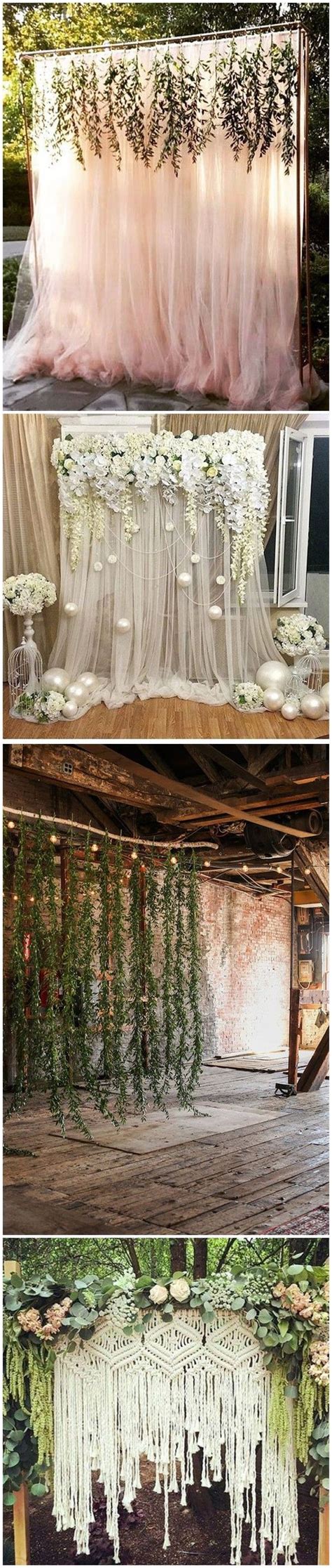 Unique And Breathtaking Wedding Backdrop Ideas Weddinginclude