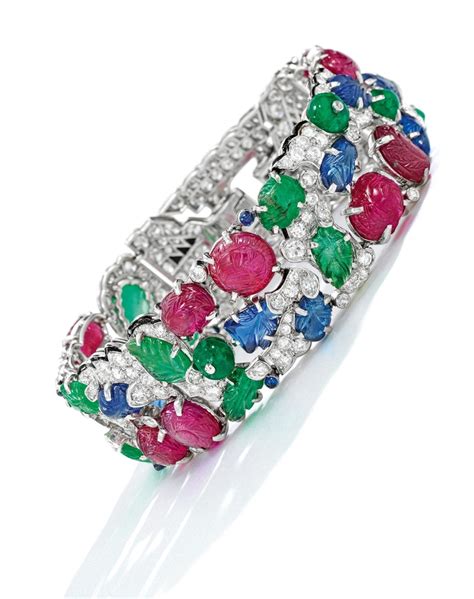 Cartiers Tutti Frutti Bracelet Sold At A Record Breaking 134