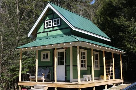 (tiny house forum at permies). Vermont 10 x 16 Shed With Loft | Tiny house cabin, Tiny ...