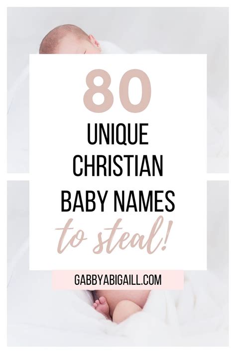 80 Cute Rare Biblical Baby Names GABBYABIGAILL Christian Baby Boy