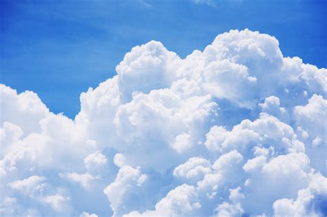 Free Photo Large Puffy Clouds Abstract Landscape View