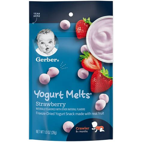 Gerber Strawberry Baby Snack 1 Oz Pouch