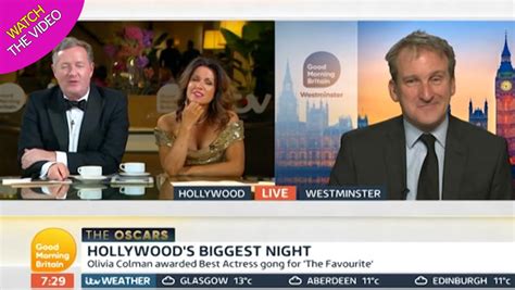 gmb gets awkward as piers morgan forces mp to congratulate olivia colman on oscar mirror online