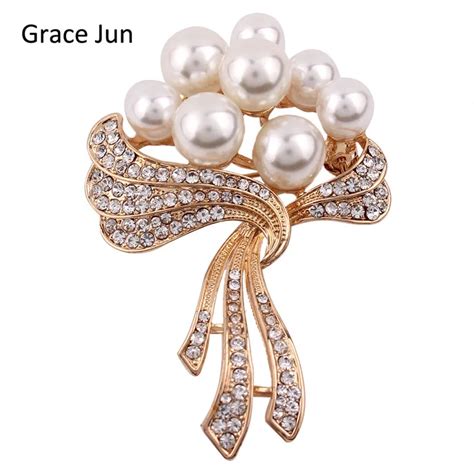 Grace Jun 2017 New Design Bridal Brooches For Wedding Bouquets