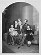 1854-1856 (probably) George V of Hanover, his wife Marie of Saxe ...