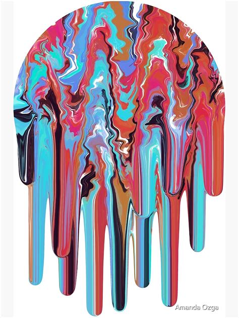 Liquid Friends Drip Poster For Sale By Mands Pands Redbubble
