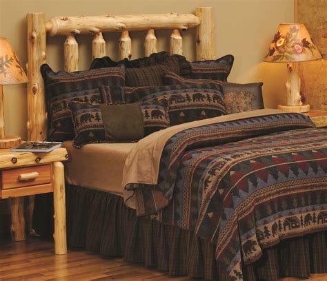 See more ideas about modern bedroom, mountain modern, home. Cabin Bear Bedspread | Rocky Mountain Cabin Decor | Cabin ...